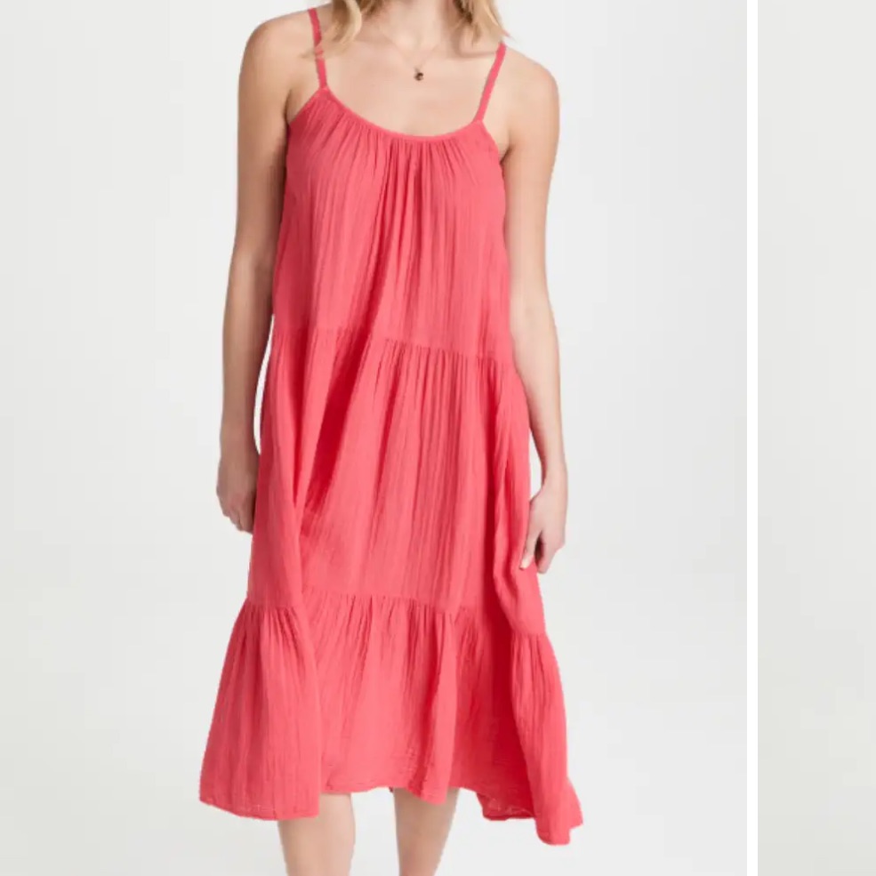 Xirena Ruby Dress Medium Cotton Coral